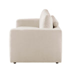 3 Seater Sofa - Chenille Ivory – The 3 seater is a spacious, sculptural sofa designed for everyday