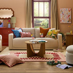 3 Seater Sofa - Chenille Ivory – The 3 seater is a spacious, sculptural sofa designed for everyday