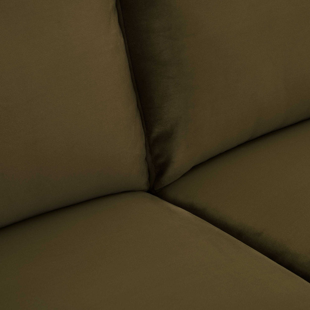 3 Seater Sofa - Rich Green – The 3 seater is a spacious, sculptural sofa designed for everyday