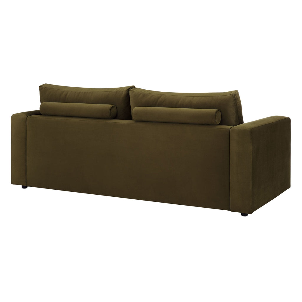 3 Seater Sofa - Rich Green – The 3 seater is a spacious, sculptural sofa designed for everyday