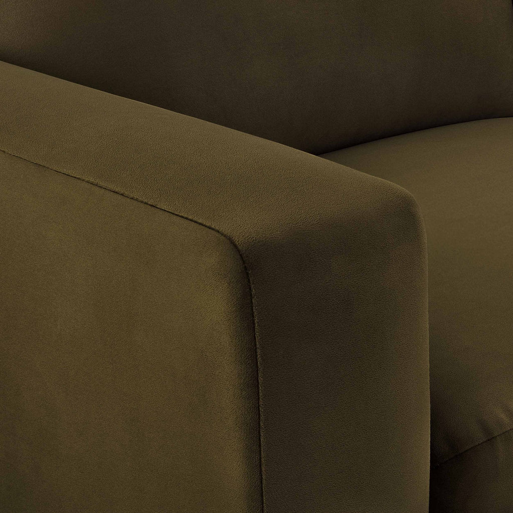 3 Seater Sofa - Rich Green – The 3 seater is a spacious, sculptural sofa designed for everyday