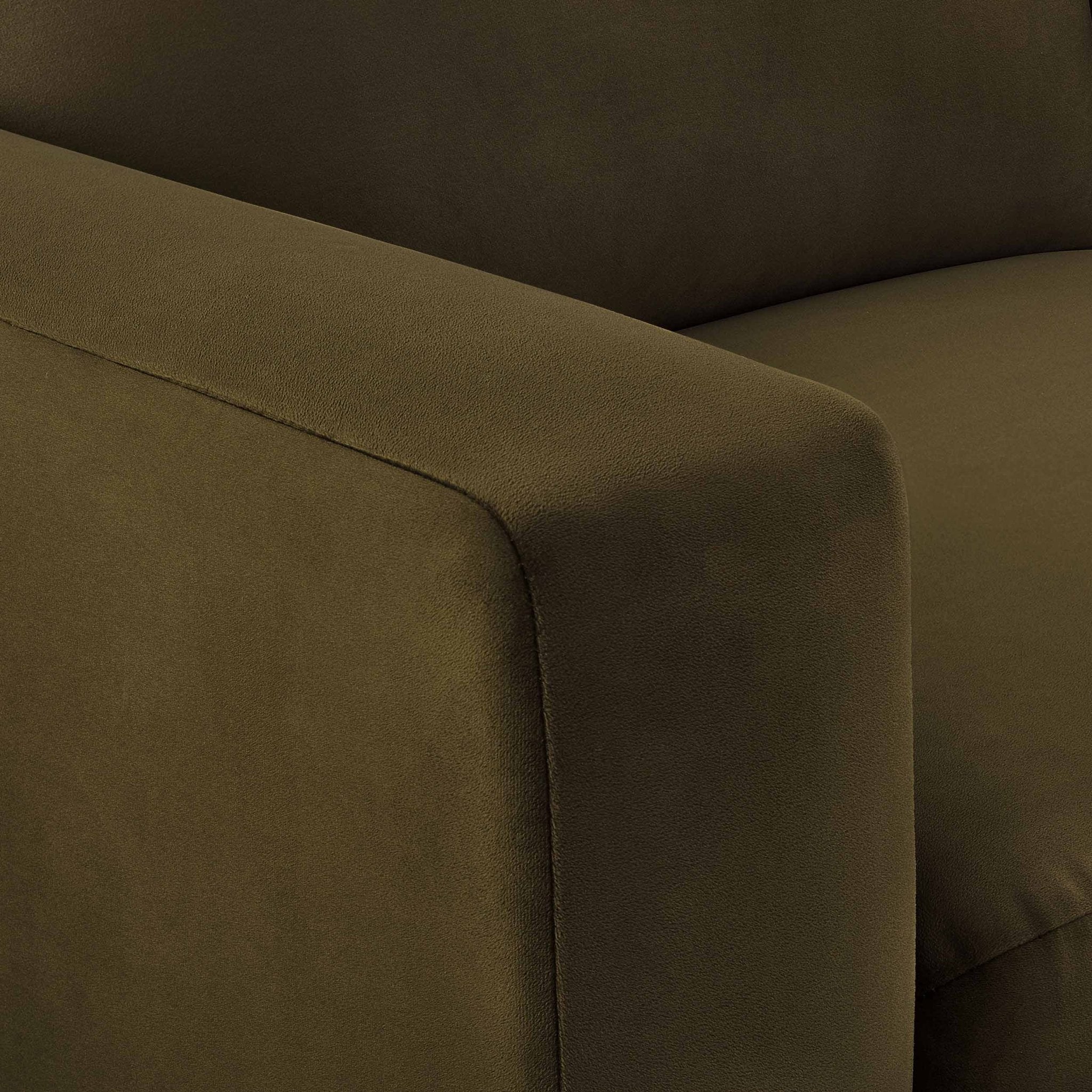 3 Seater Sofa - Rich Green – The 3 seater is a spacious, sculptural sofa designed for everyday