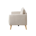 Compact 2 Seater Sofa - Chenille Ivory – The Compact 2-Seater is proof that small can still be seriously stylish