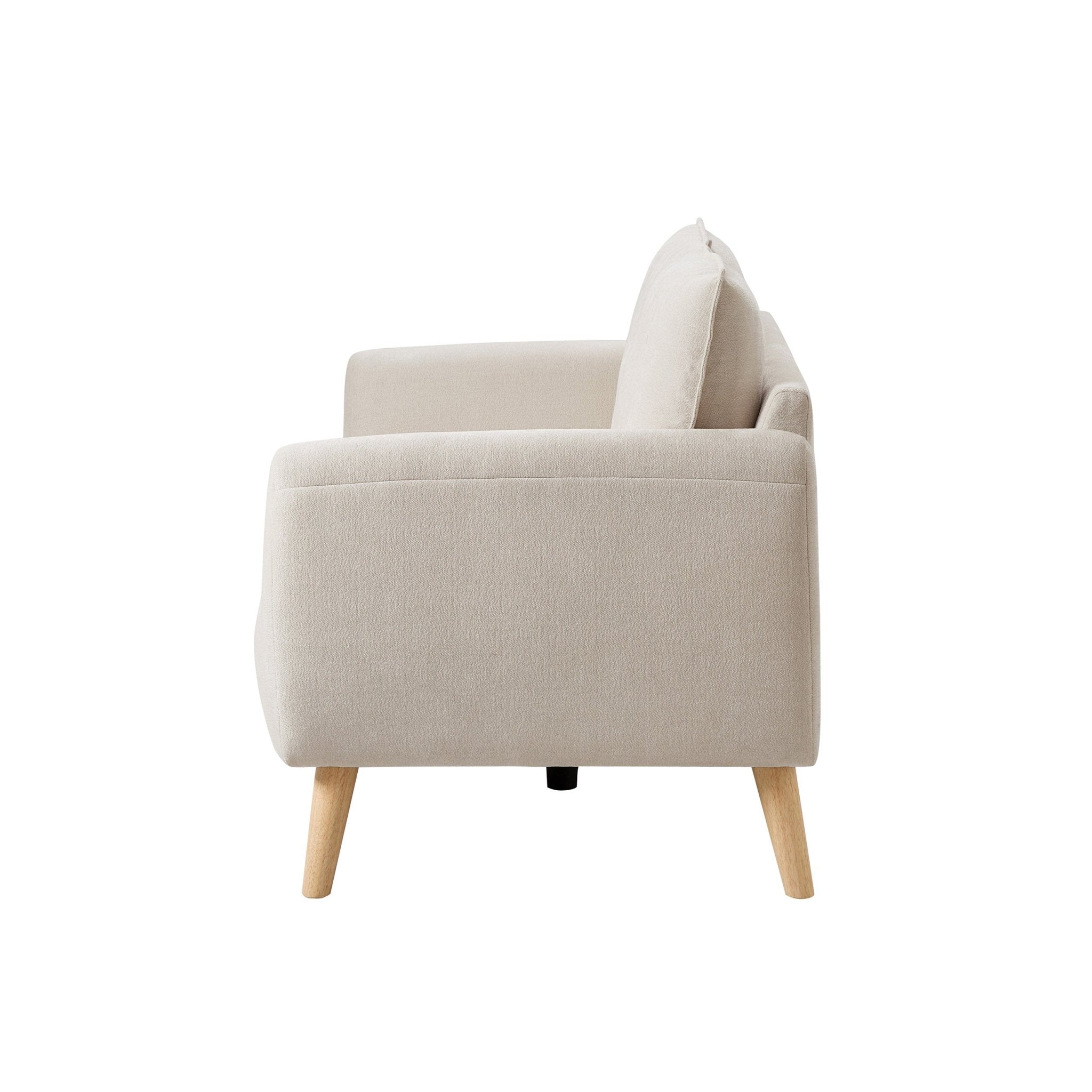 Compact 2 Seater Sofa - Chenille Ivory – The Compact 2-Seater is proof that small can still be seriously stylish