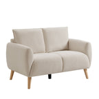 Compact 2 Seater Sofa - Chenille Ivory – The Compact 2-Seater is proof that small can still be seriously stylish