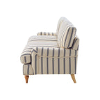 2 Seater Sofa - Blue Stripe – Let our 2 seater sofa from the collection lead the way for simple classic style, timeless elegance, and luxurious comfort