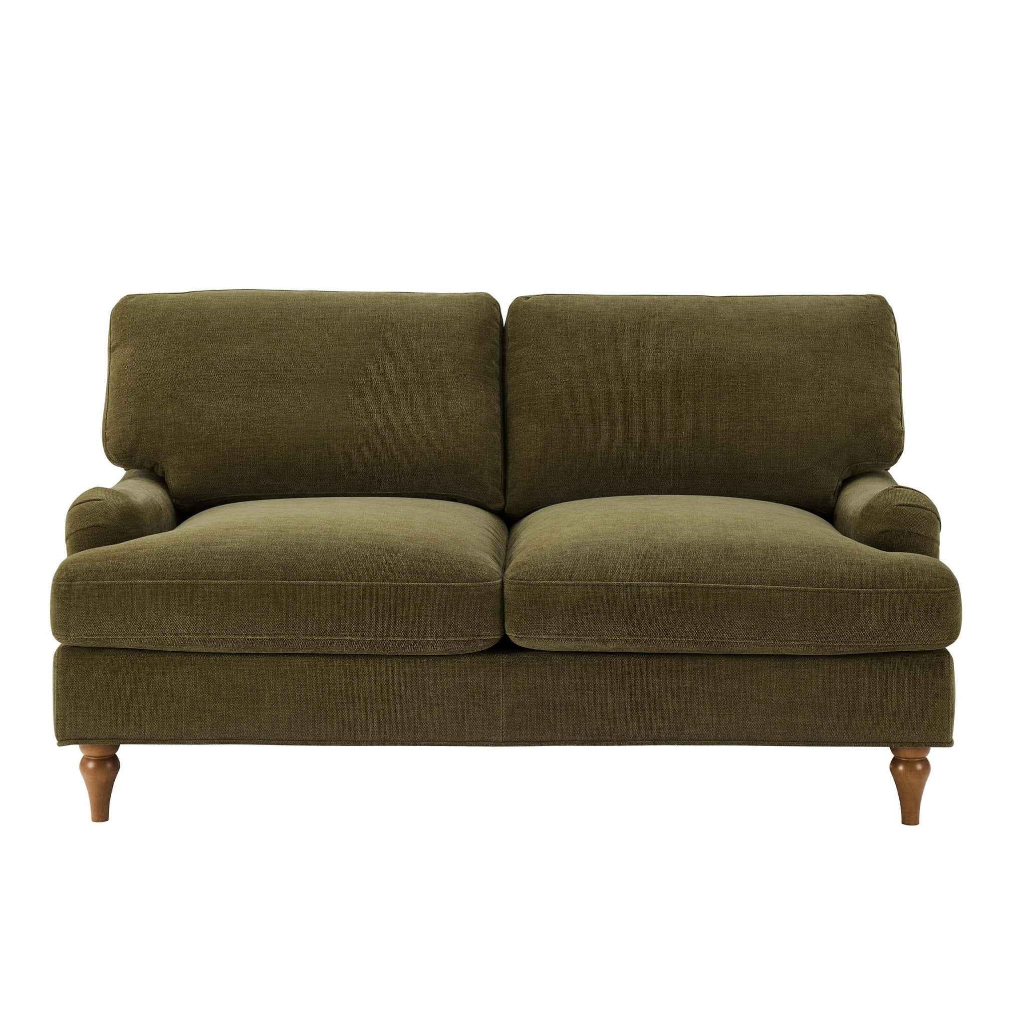 Lover sofa - Chenille olive green - leading the perfect fusion of relaxed style and luxurious comfort.