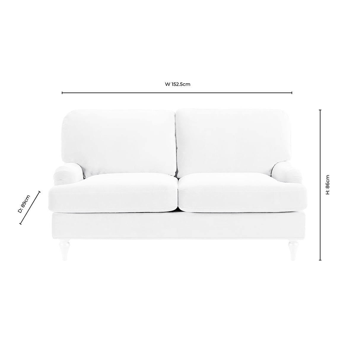 Lover sofa - Chenille olive green - leading the perfect fusion of relaxed style and luxurious comfort.