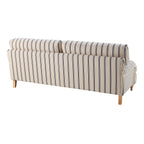 3 Seater Sofa - Blue Stripe – Stunning in its simplicity, the 3 Seater Sofa is the perfect blend of traditional style and irresistibly cosy comfort