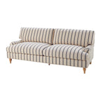 3 Seater Sofa - Blue Stripe – Stunning in its simplicity, the 3 Seater Sofa is the perfect blend of traditional style and irresistibly cosy comfort