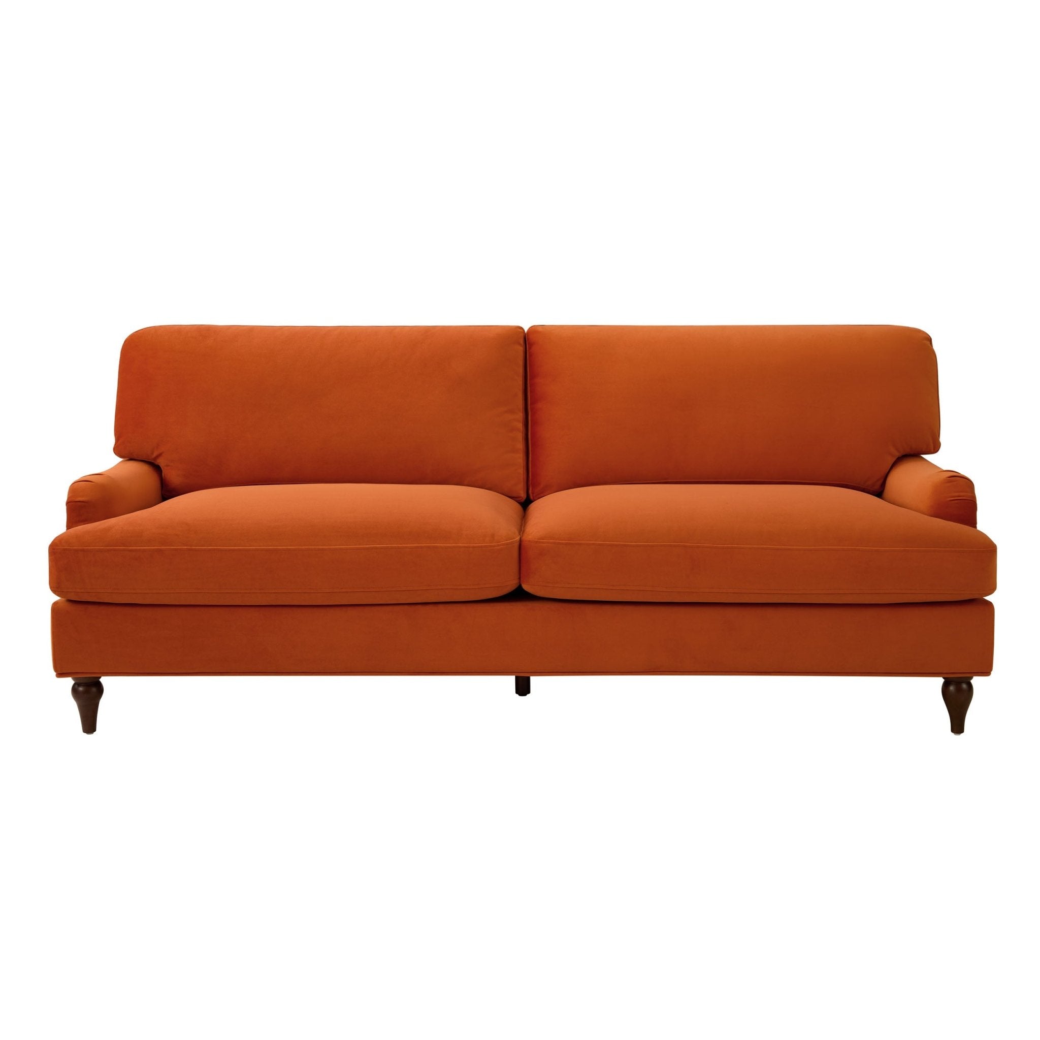3 Seater Sofa - Bright Orange – Stunning in its simplicity, the 3 Seater Sofa is the perfect blend of traditional style and irresistibly cosy comfort