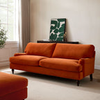 3 Seater Sofa - Bright Orange – Stunning in its simplicity, the 3 Seater Sofa is the perfect blend of traditional style and irresistibly cosy comfort