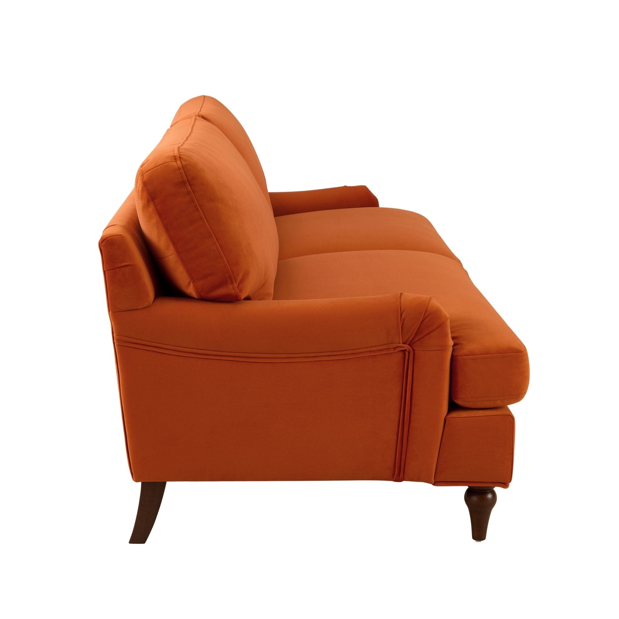 3 Seater Sofa - Bright Orange – Stunning in its simplicity, the 3 Seater Sofa is the perfect blend of traditional style and irresistibly cosy comfort