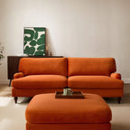 3 Seater Sofa - Bright Orange – Stunning in its simplicity, the 3 Seater Sofa is the perfect blend of traditional style and irresistibly cosy comfort