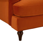 3 Seater Sofa - Bright Orange – Stunning in its simplicity, the 3 Seater Sofa is the perfect blend of traditional style and irresistibly cosy comfort