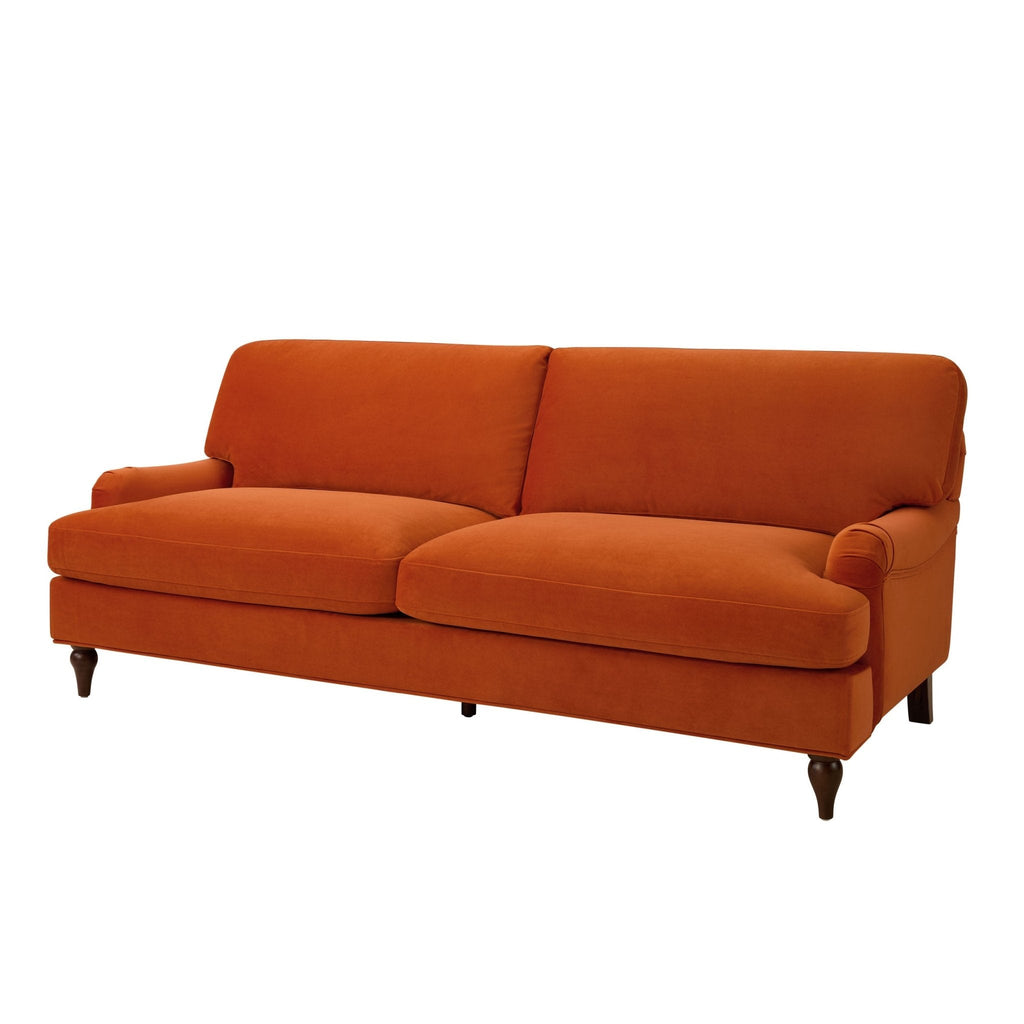 3 Seater Sofa - Bright Orange – Stunning in its simplicity, the 3 Seater Sofa is the perfect blend of traditional style and irresistibly cosy comfort
