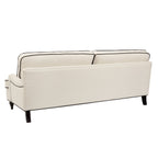 3 Seater Sofa - Cream/Black – Stunning in its simplicity, the 3 Seater Sofa is the perfect blend of traditional style and irresistibly cosy comfort