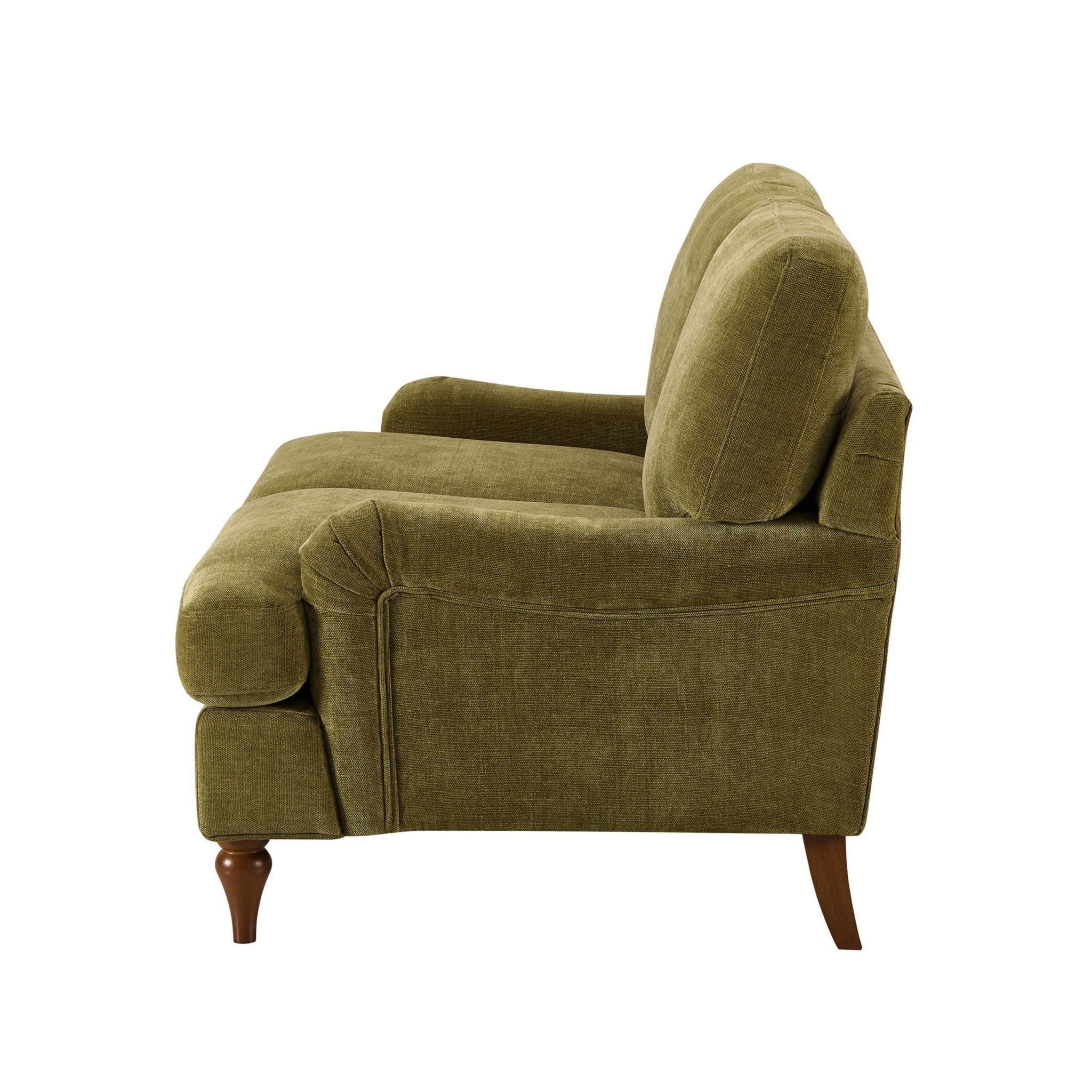 Compact 2 Seater Sofa - Chenille Olive – Add rich colour and clever comfort with the Chenille Olive Compact 2 Seater