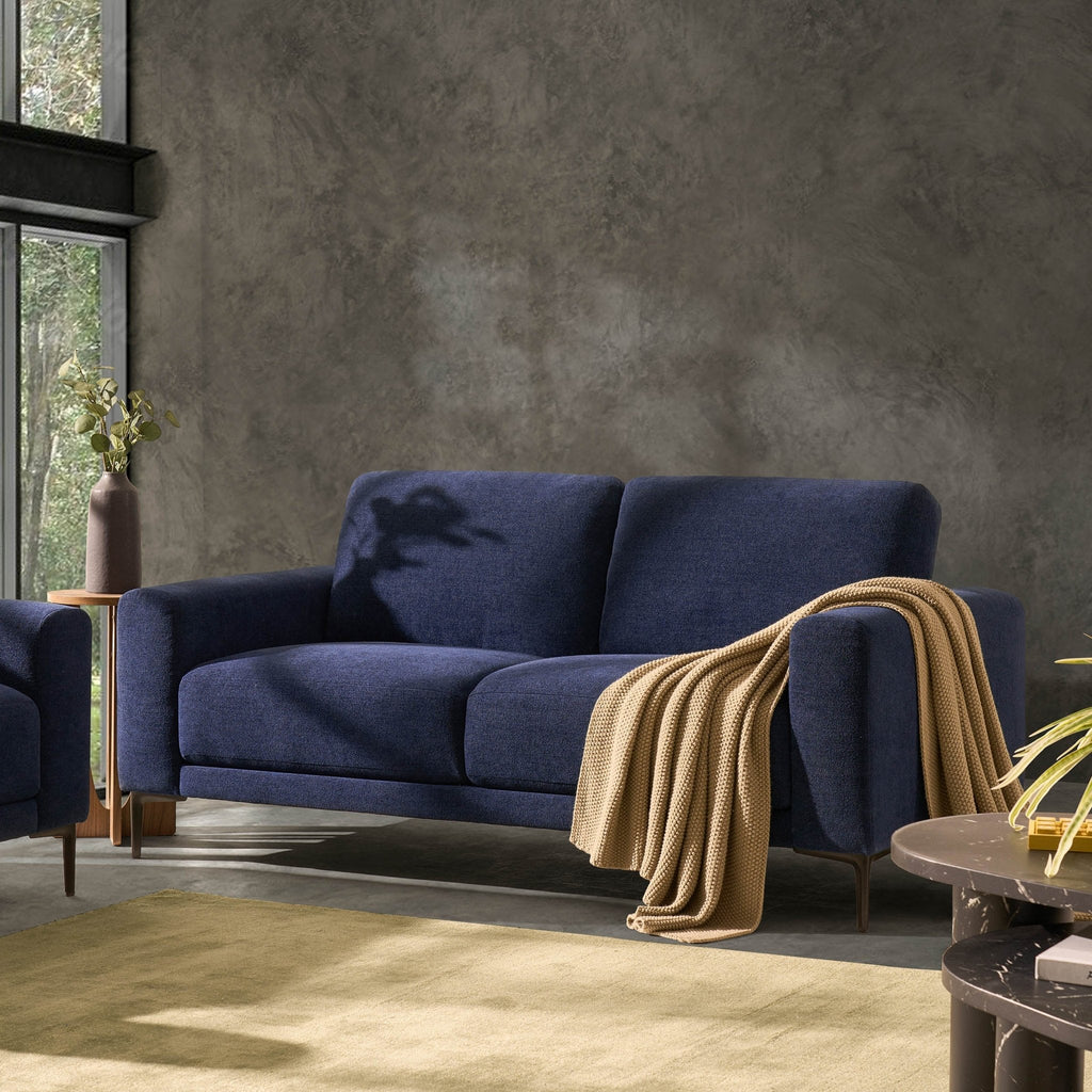 2 Seater Sofa - Chenille Navy – The 2 seater sofa is effortlessly stylish and just the right size
