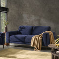 2 Seater Sofa - Chenille Navy – The 2 seater sofa is effortlessly stylish and just the right size