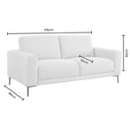 2 Seater Sofa - Chenille Mushroom – The 2 seater sofa is effortlessly stylish and just the right size