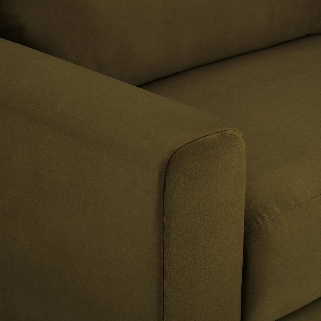 3 Seater Sofa - Rich Green – The 3 seater sofa is for stretching out, snuggling up, and everything in between