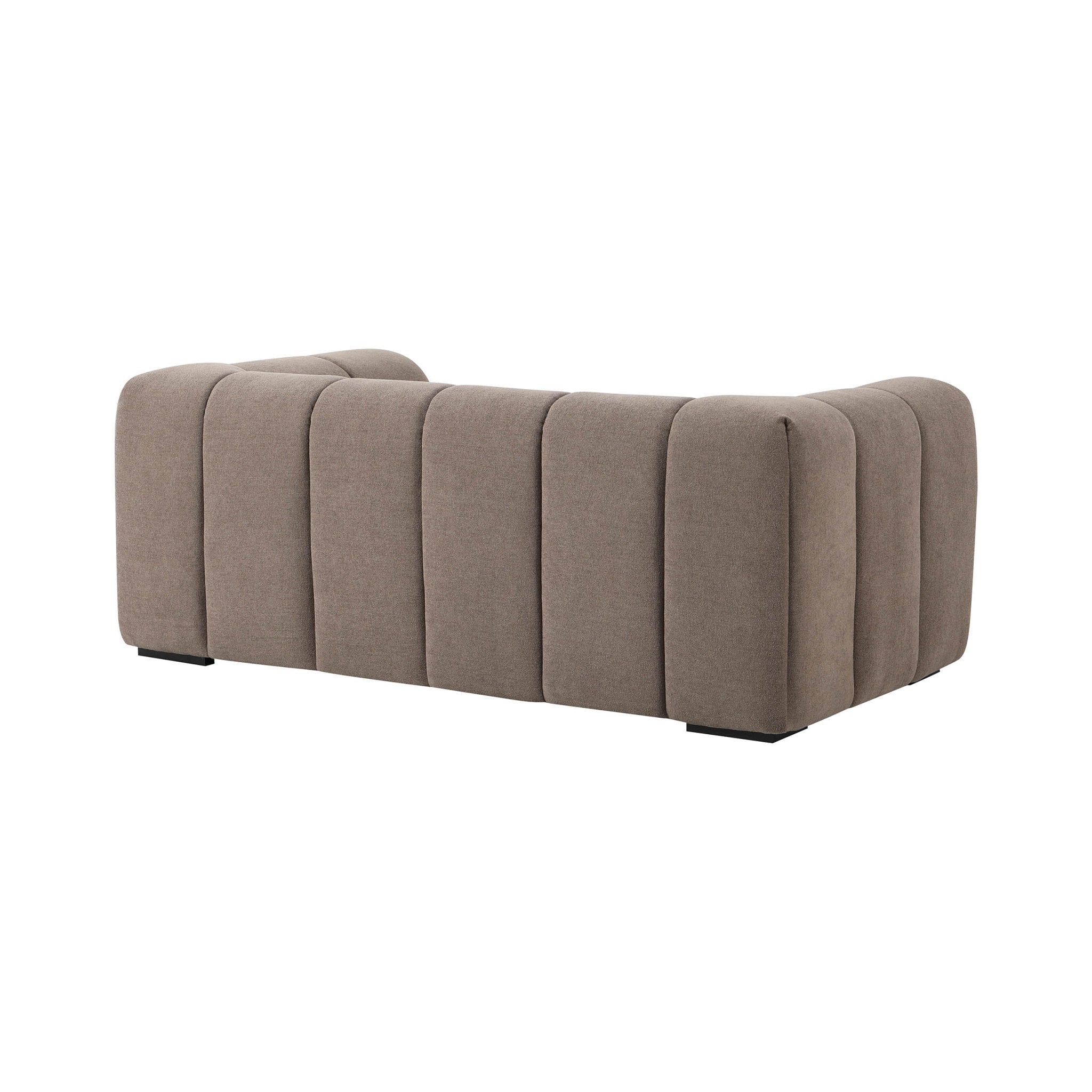 2 Seater Sofa - Chenille Mushroom – Add a design-led twist to your living room with the 2-Seater Sofa