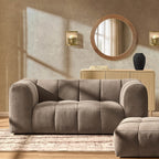 2 Seater Sofa - Chenille Mushroom – Add a design-led twist to your living room with the 2-Seater Sofa