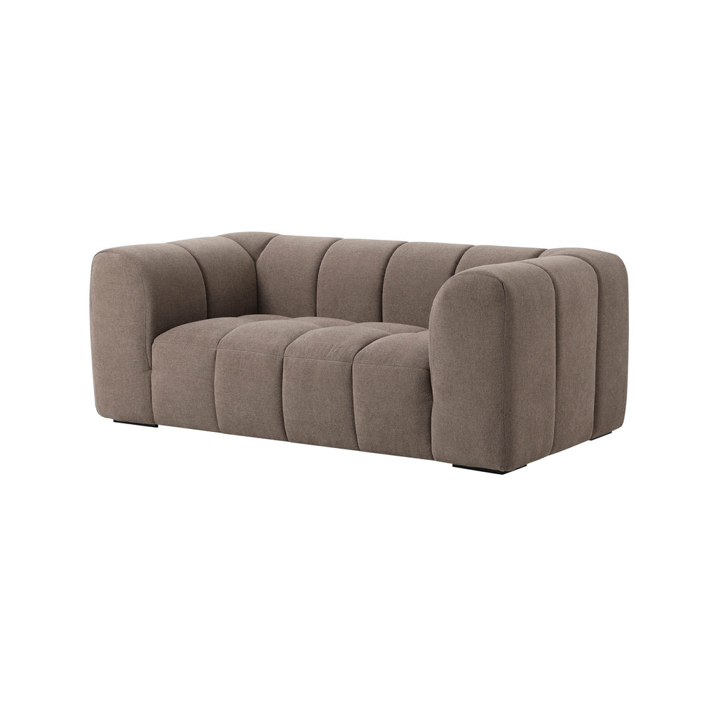 2 Seater Sofa - Chenille Mushroom – Add a design-led twist to your living room with the 2-Seater Sofa