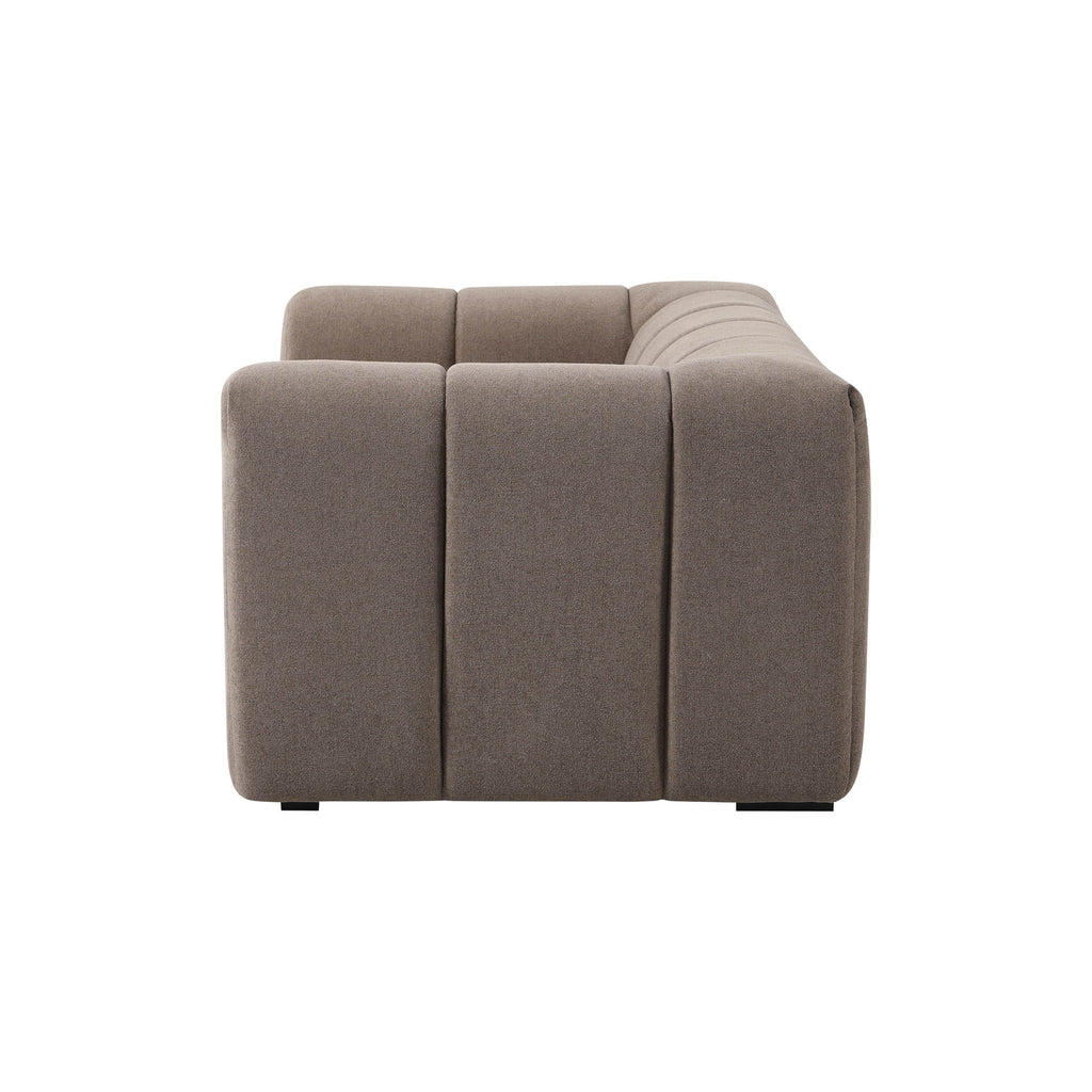 2 Seater Sofa - Chenille Mushroom – Add a design-led twist to your living room with the 2-Seater Sofa