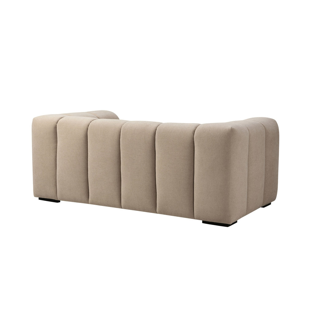 2 Seater Sofa- Chenille Oatmeal – Add a design-led twist to your living room with the 2-Seater Sofa
