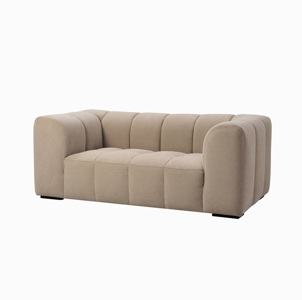 2 Seater Sofa- Chenille Oatmeal – Add a design-led twist to your living room with the 2-Seater Sofa