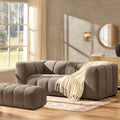 3 Seater Sofa - Chenille Mushroom – Bring the bubble look home with the 3-Seater Sofa