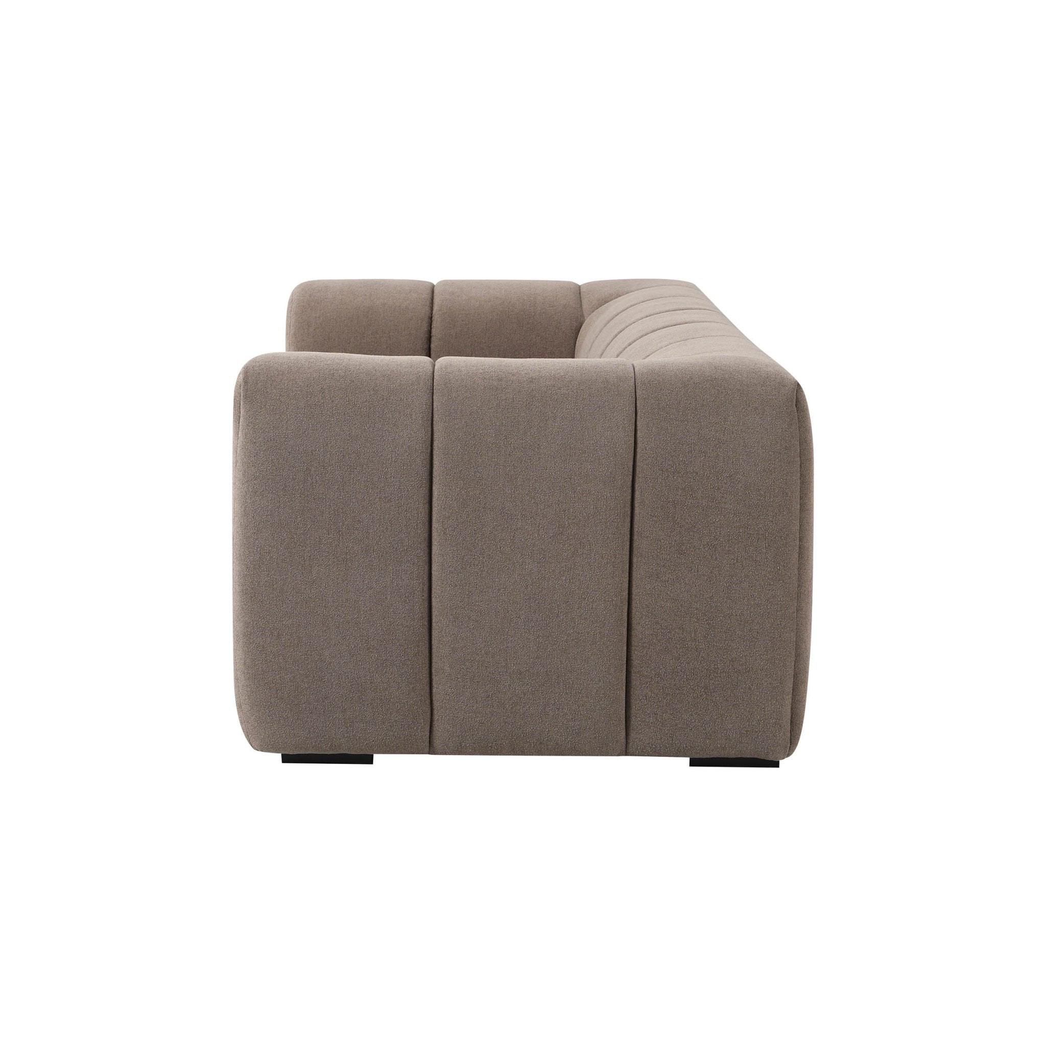 3 Seater Sofa - Chenille Mushroom – Bring the bubble look home with the 3-Seater Sofa
