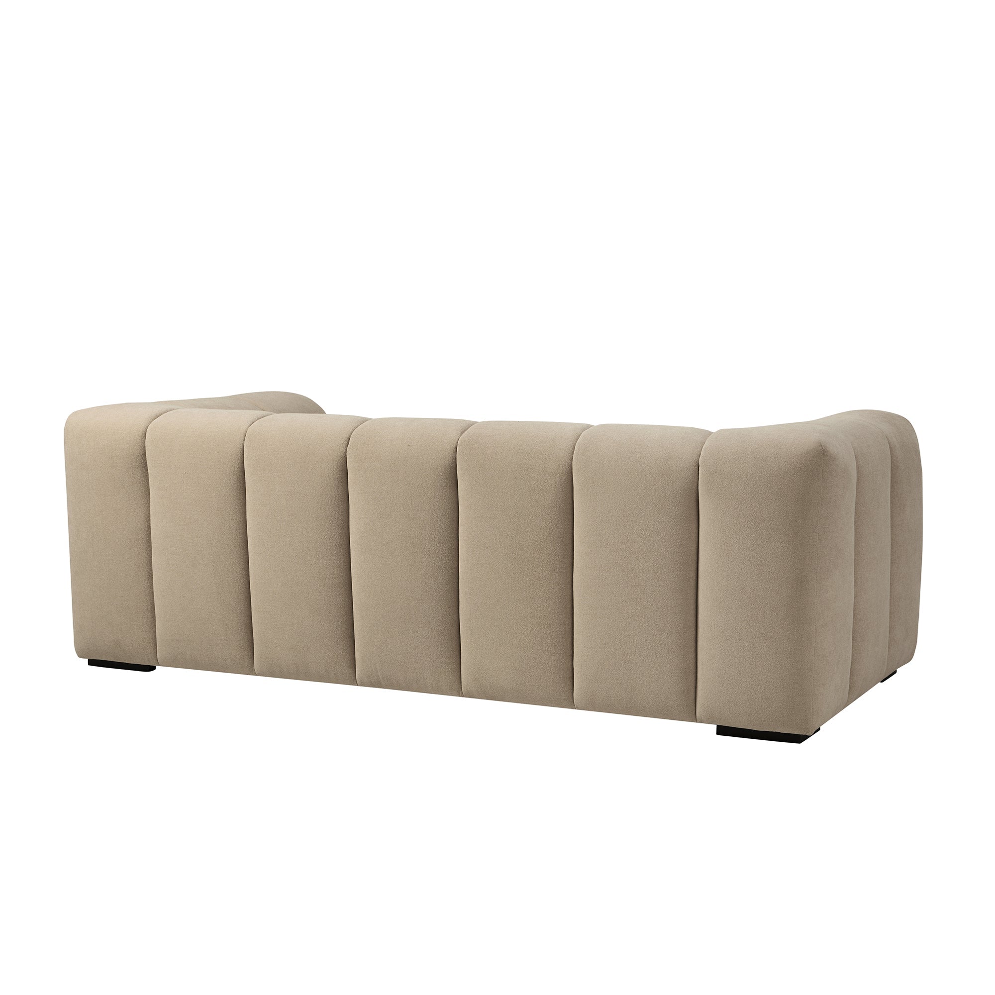 3 Seater Sofa - Chenille Oatmeal – Bring the bubble look home with the 3-Seater Sofa