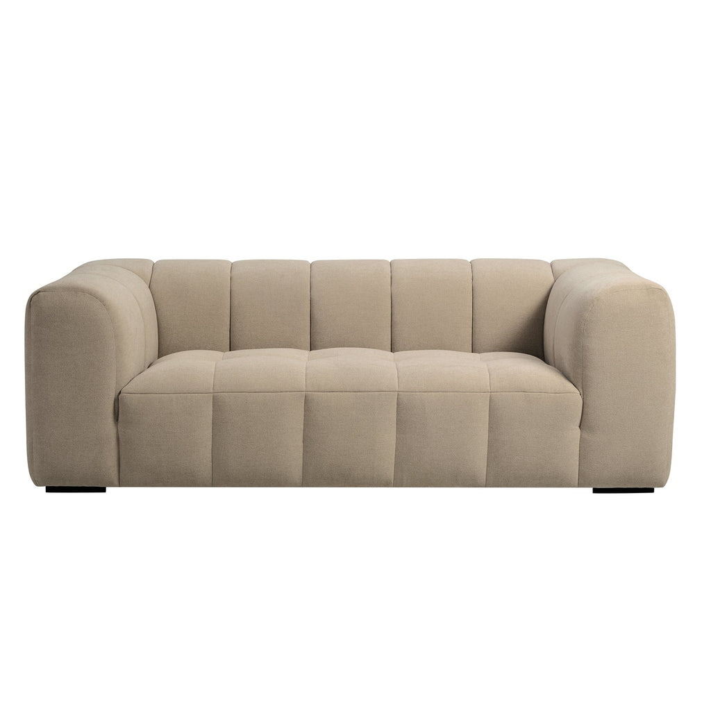 3 Seater Sofa - Chenille Oatmeal – Bring the bubble look home with the 3-Seater Sofa