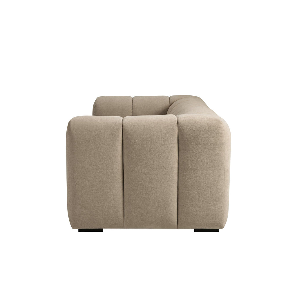 3 Seater Sofa - Chenille Oatmeal – Bring the bubble look home with the 3-Seater Sofa
