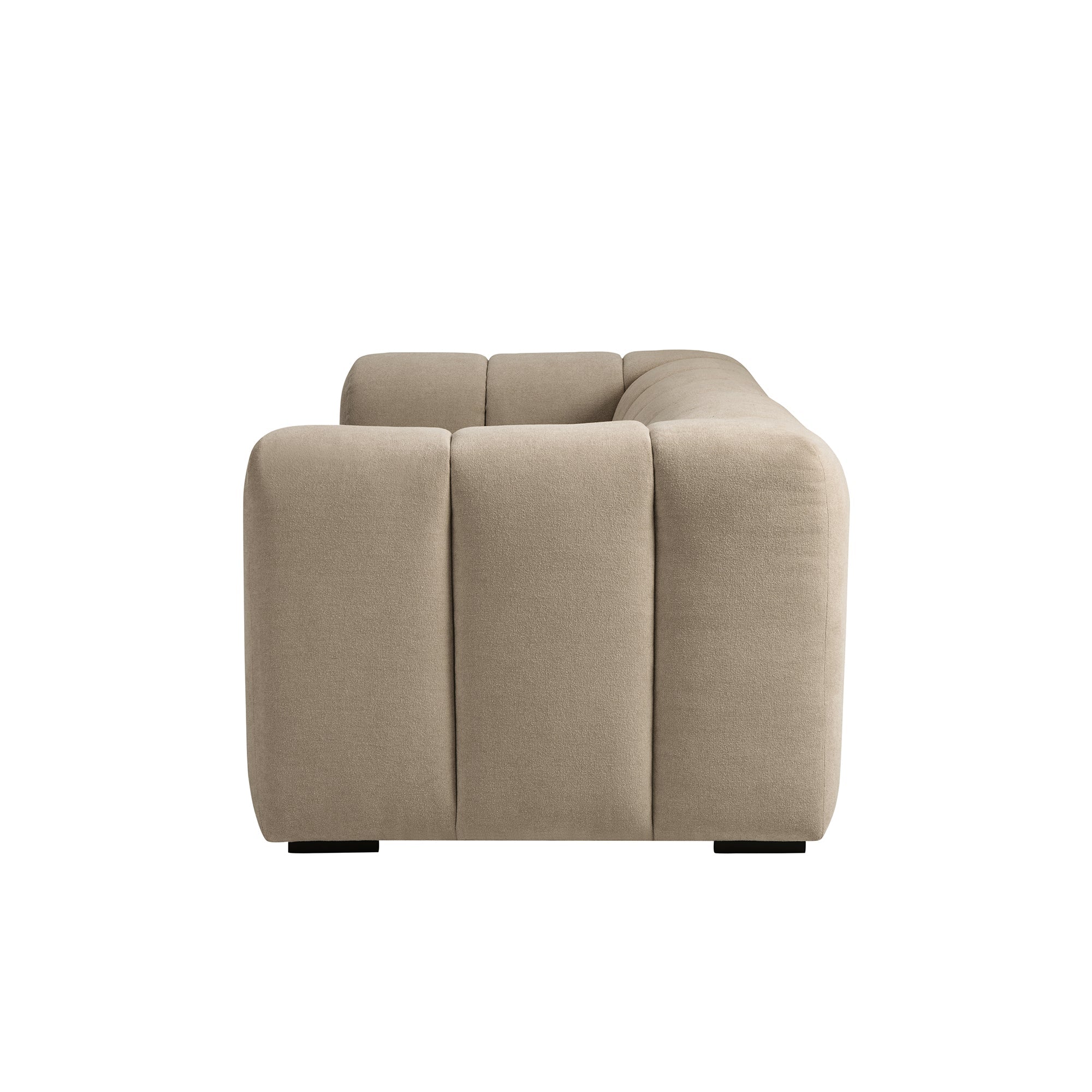 3 Seater Sofa - Chenille Oatmeal – Bring the bubble look home with the 3-Seater Sofa