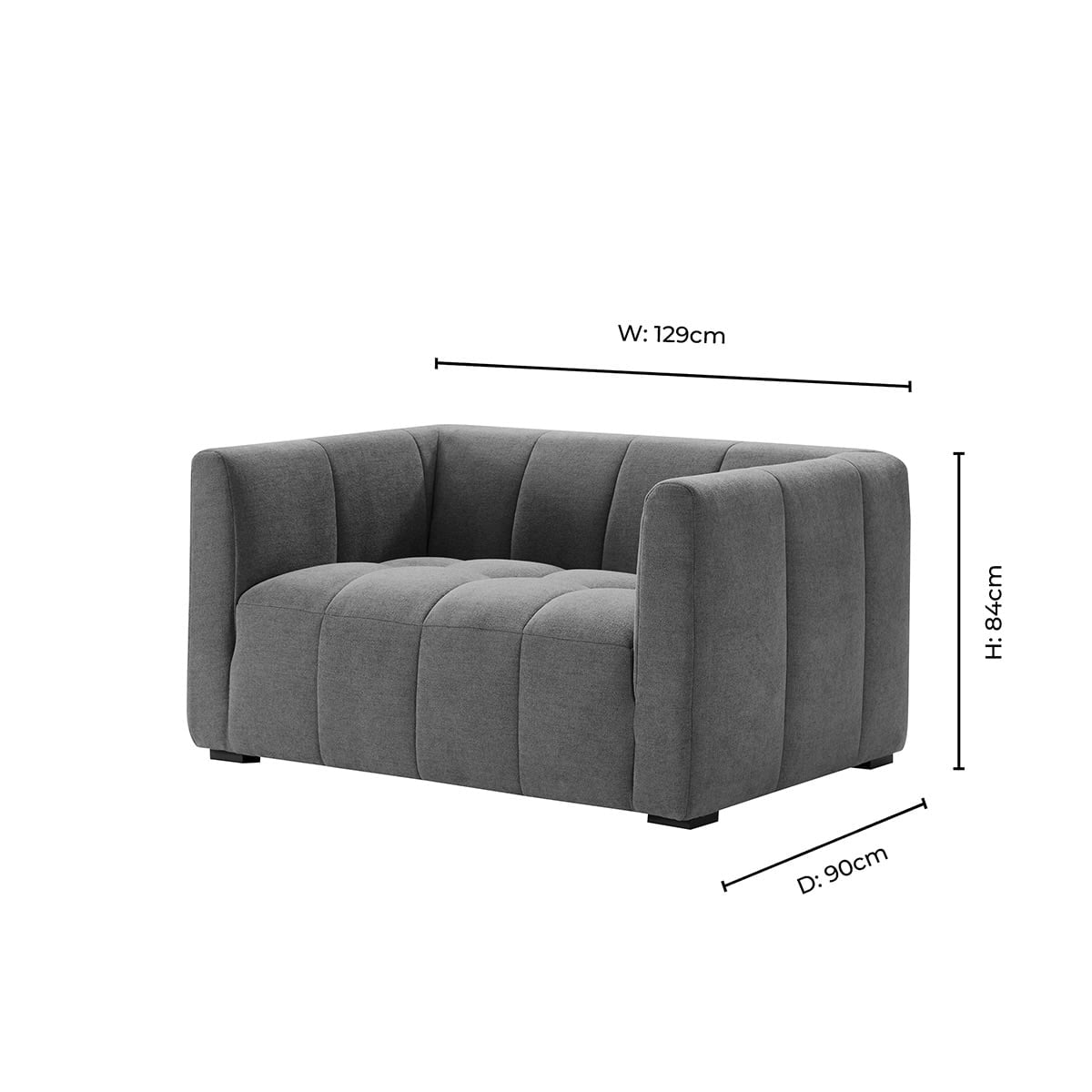 Compact 2 Seater Sofa - Chenille Mushroom – Add a little warmth and comfort to your home with the Chenille Mushroom Compact 2 Seater