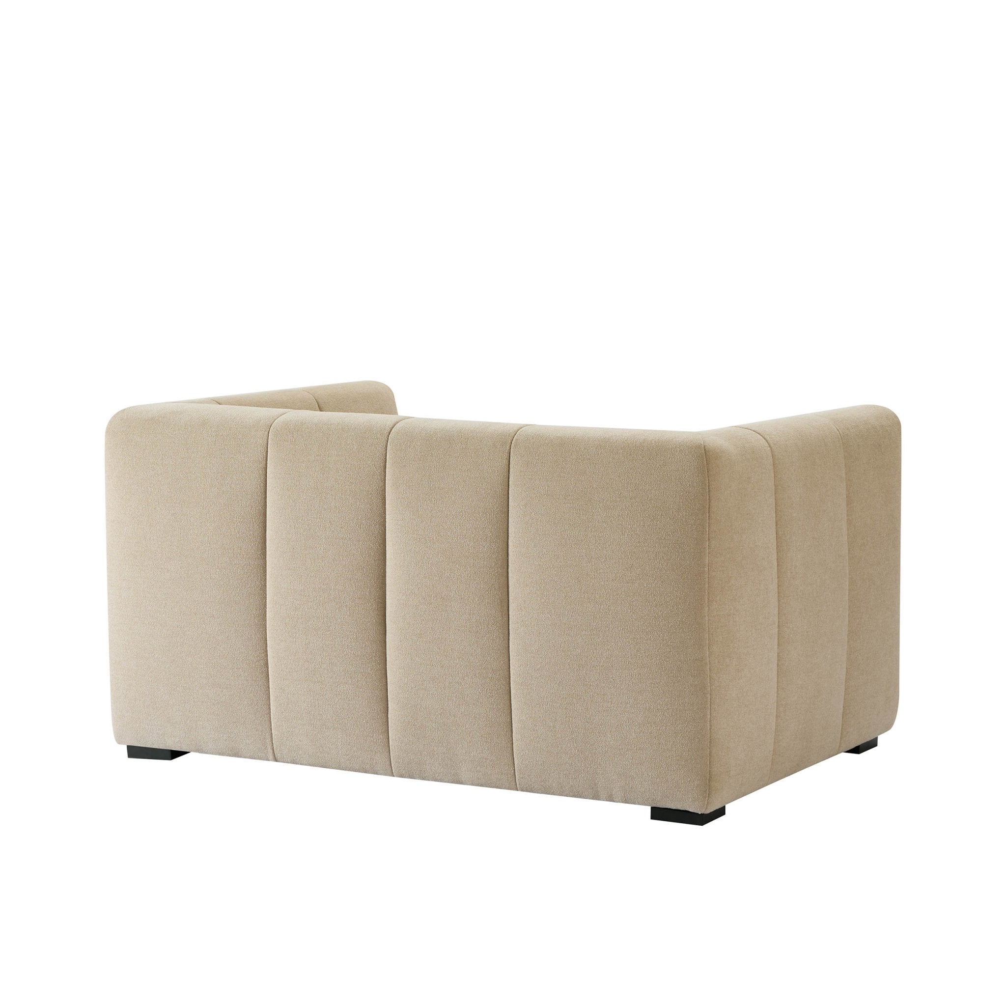 Compact 2 Seater Sofa - Chenille Oatmeal – Bring cosy, contemporary style to smaller spaces with the Chenille Oatmeal Compact 2 Seater