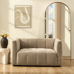 Compact 2 Seater Sofa - Chenille Oatmeal – Bring cosy, contemporary style to smaller spaces with the Chenille Oatmeal Compact 2 Seater