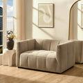 Compact 2 Seater Sofa - Chenille Oatmeal – Bring cosy, contemporary style to smaller spaces with the Chenille Oatmeal Compact 2 Seater