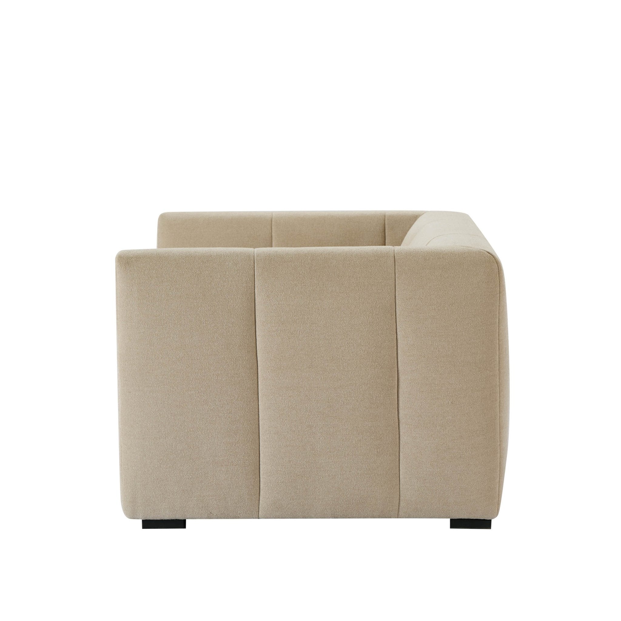 Compact 2 Seater Sofa - Chenille Oatmeal – Bring cosy, contemporary style to smaller spaces with the Chenille Oatmeal Compact 2 Seater