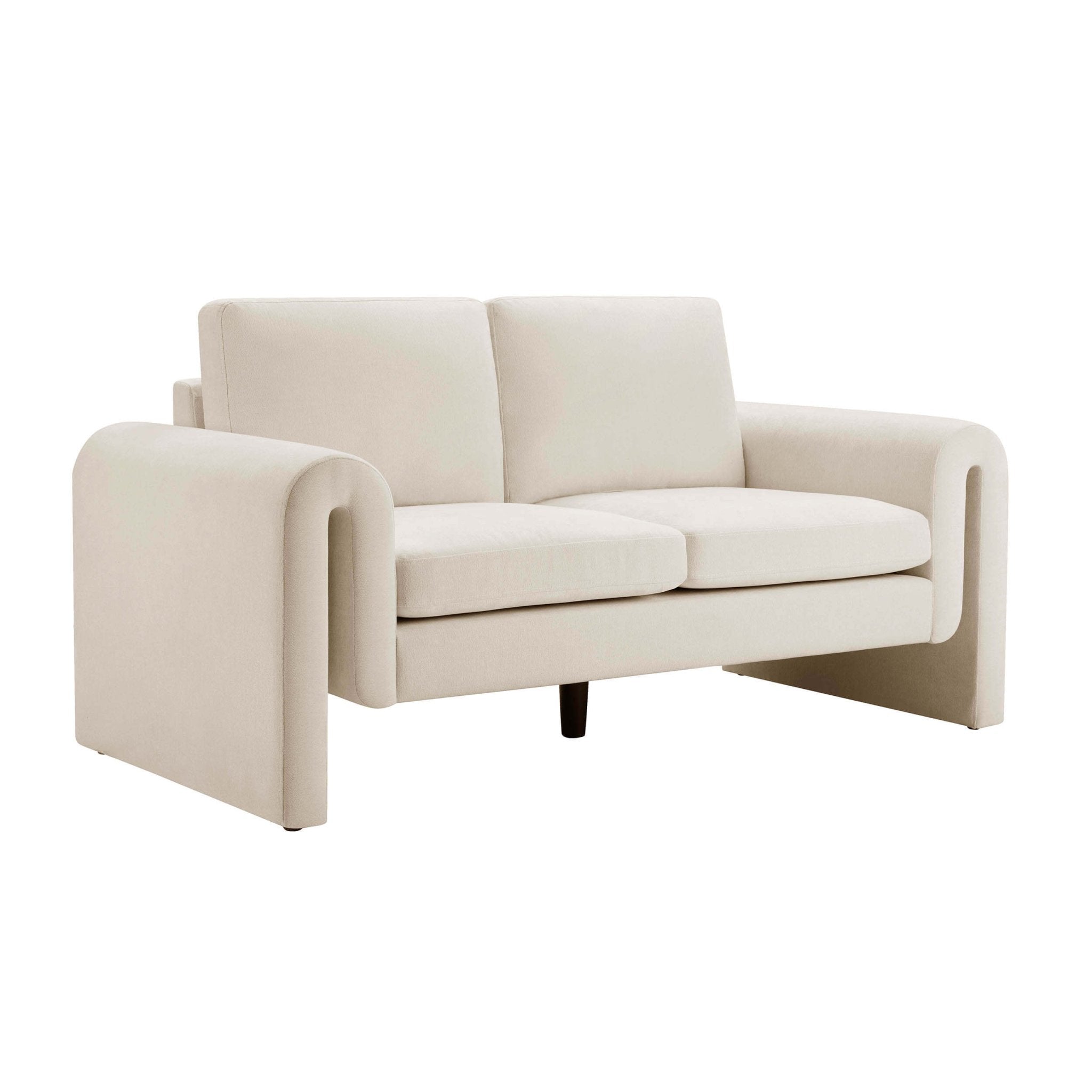 2 Seater Sofa - Chenille Ivory – Classic comfort with a tailored twist – the 2-Seater Sofa is made for easy, everyday
