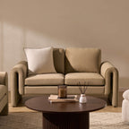 2 Seater Sofa - Latte – Classic comfort with a tailored twist – the 2-Seater Sofa is made for easy, everyday