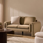 2 Seater Sofa - Latte – Classic comfort with a tailored twist – the 2-Seater Sofa is made for easy, everyday