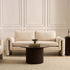 3 Seater Sofa - Chenille Ivory – Spacious, sophisticated and made to last, the 3-Seater Sofa is the heart of any living room