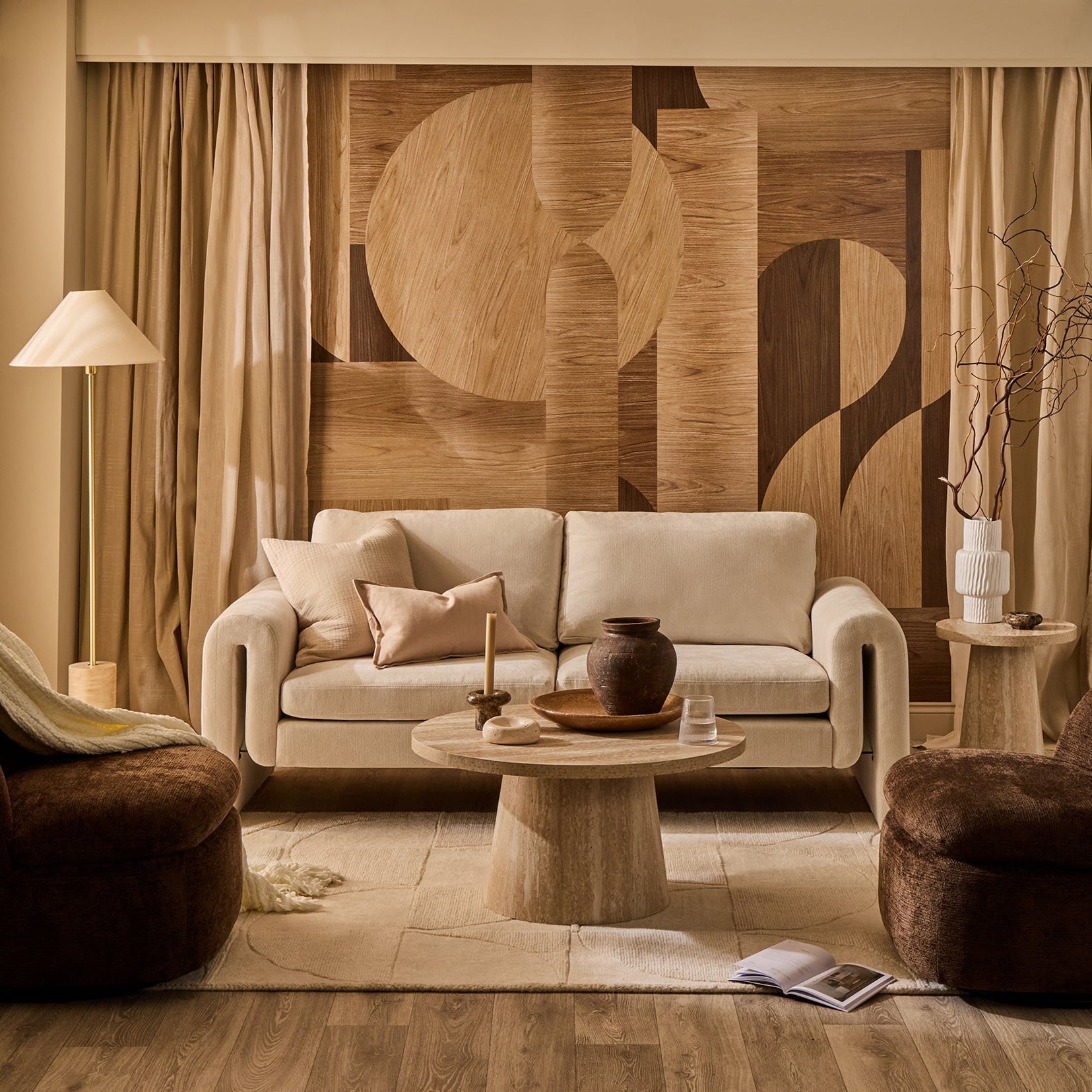 3 Seater Sofa - Chenille Ivory – Spacious, sophisticated and made to last, the 3-Seater Sofa is the heart of any living room