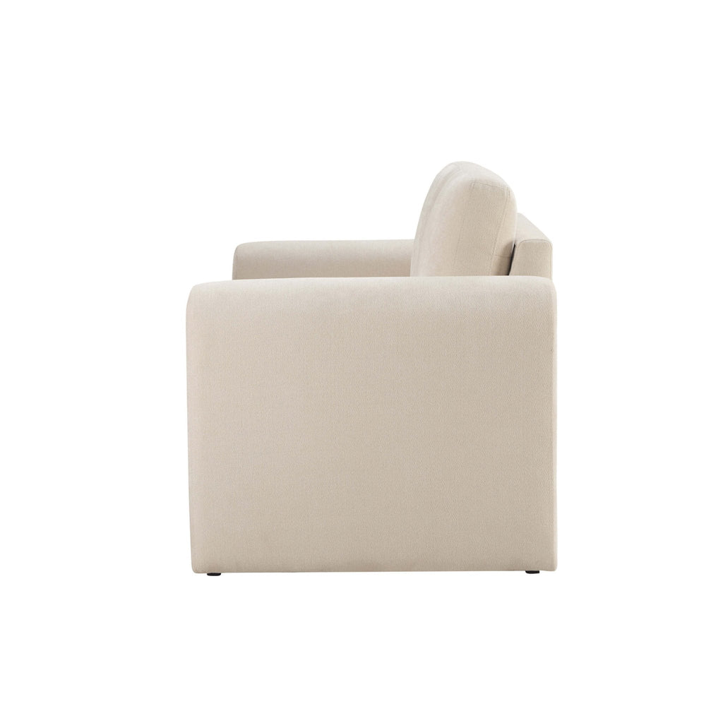 Compact 2 Seater Sofa - Chenille Ivory – Petite in size but full of style, the 2-Seater Compact is ideal for smaller spaces in need of big comfort