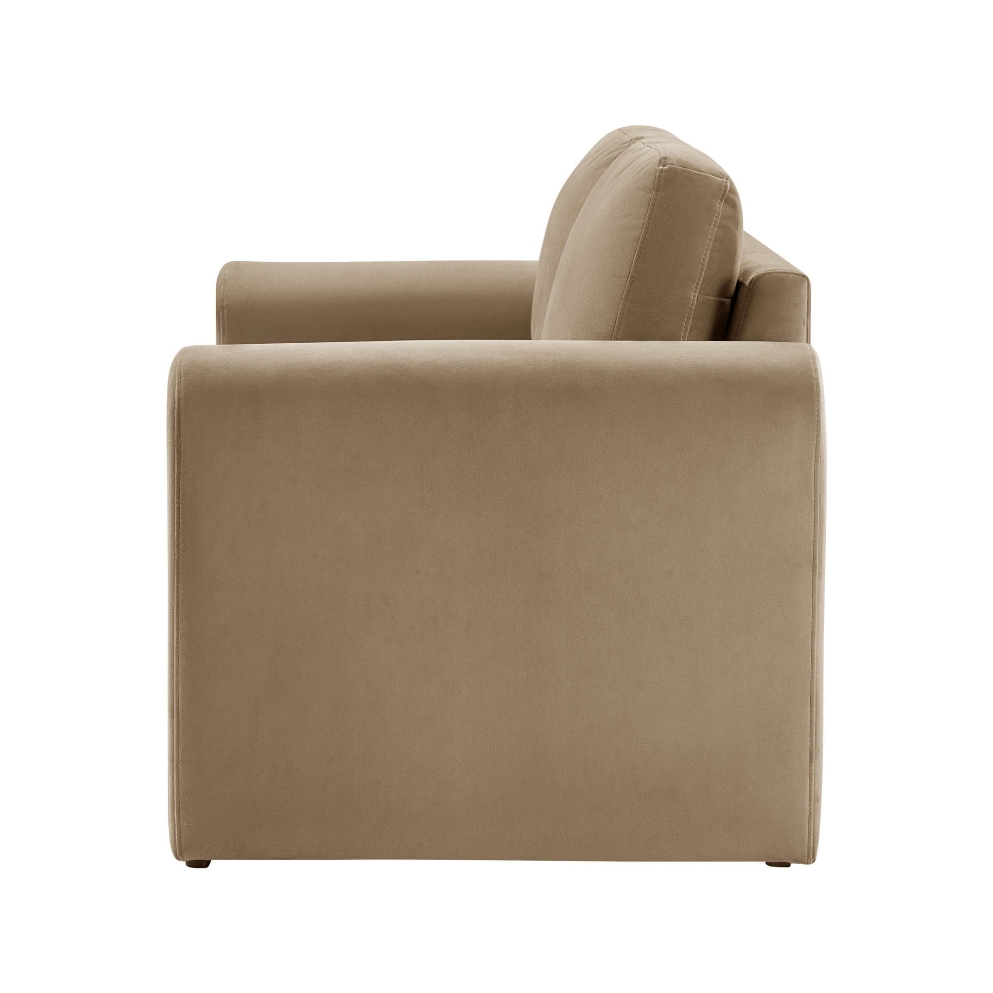 Compact 2 Seater Sofa - Latte – Petite in size but full of style, the 2-Seater Compact is ideal for smaller spaces in need of big comfort